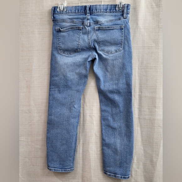 Old Navy Girls Karate Slim Built in Tough Distressed Jeans ‎ Stretch Size 8 Plus - Picture 2 of 9